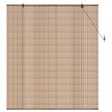 vidaXL Rolgordijn Bruin 160 x 160 cm Bamboe