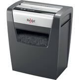 Rexel Momentum X410 Papiervernietiger, Cross Cut Snippers, Capaciteit 10 Vellen Papier, Veiligheidsniveau P-4, 23L Opvangbak (200 A4 Vellen), Zwart - Maat 356 x 423 x 238 mm