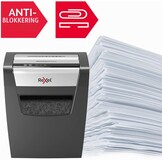 Rexel Momentum X410 Papiervernietiger, Cross Cut Snippers, Capaciteit 10 Vellen Papier, Veiligheidsniveau P-4, 23L Opvangbak (200 A4 Vellen), Zwart - Maat 356 x 423 x 238 mm