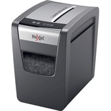 Rexel Momentum X410 Papiervernietiger, Cross Cut Snippers, Capaciteit 10 Vellen Papier, Veiligheidsniveau P-4, 23L Opvangbak (200 A4 Vellen), Zwart - Maat 356 x 423 x 238 mm