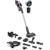 Bosch Unlimited 9 BTS942WQC, accustofzuiger, draadloos, MicroClean Technology, display, stofcompressie, HEPA-filtersysteem, 10 J. motorgarantie, 2 x 4 Ah accu, ledlicht, snellader, wit