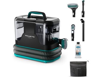 Rowenta IN5020 Clean It Vlekkenreiniger, multi-reinigende draagbare tapijtreiniger, snel & gemakkelijk schoonmaken, huisdierenpoep, tapijt, auto-interieur, 750 W, 6 acc