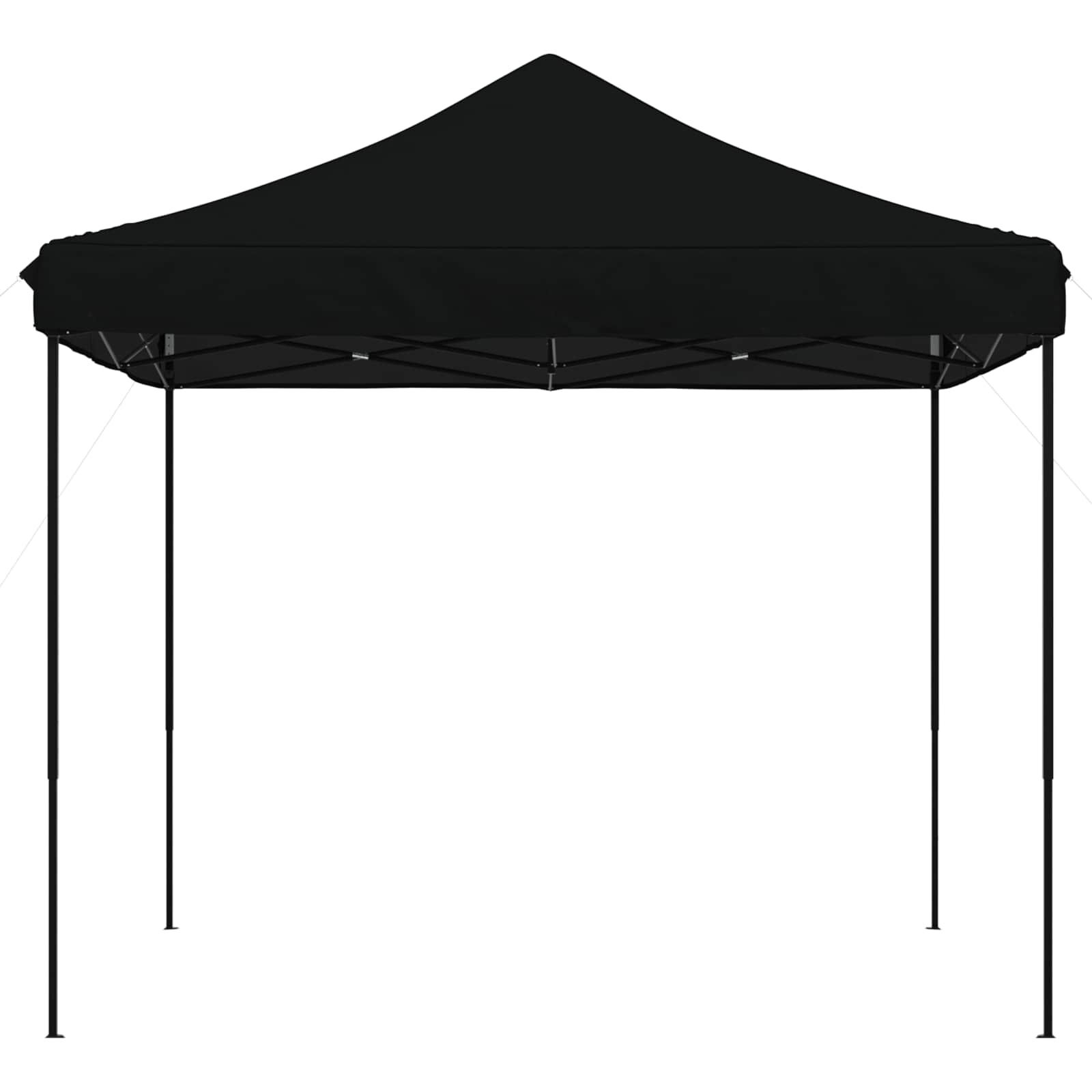 vidaXL Partytent 292 x 292 x 315 cm Zwart Oxford Stof