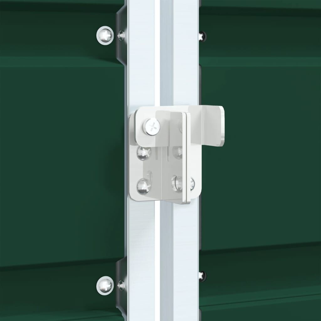 vidaXL Containerberging voor 3 containers 216x81x115 cm staal groen