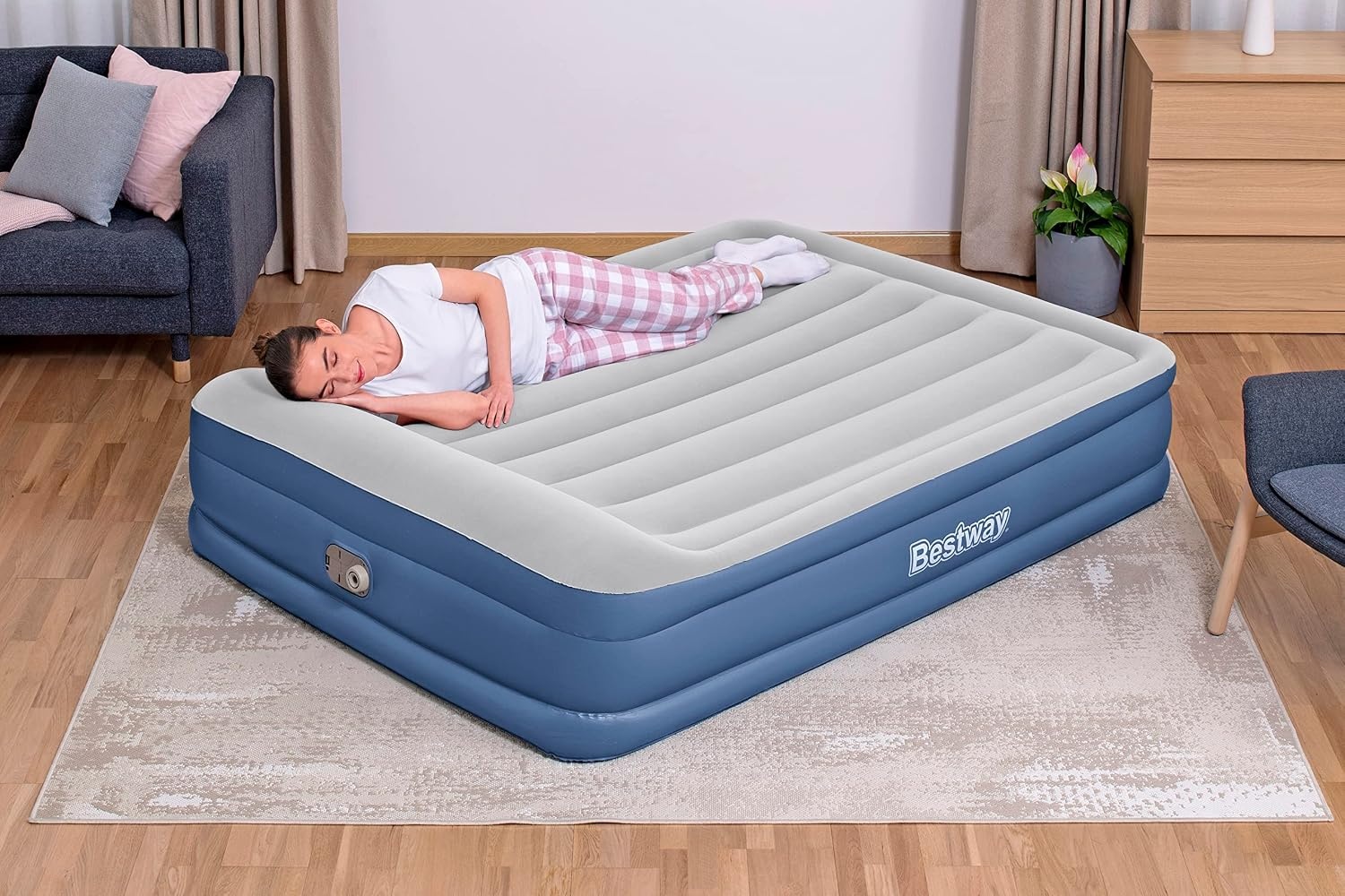 Opblaasmatras Bestway 203 x 152 x 46 cm
