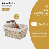Compactor Opbergmand Beige 38.5 x 28.5 x H.20.5 cm - Maat Niet toepasbaar
