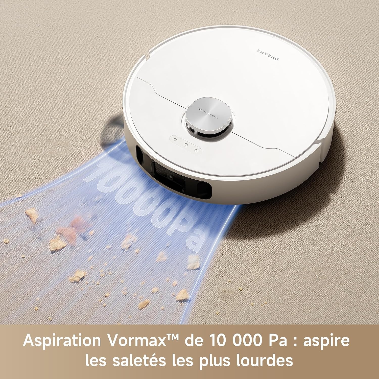 Dreame L10s Ultra Gen 2 Robotstofzuiger met Dweilfunctie - 10.000 Pa - Wit