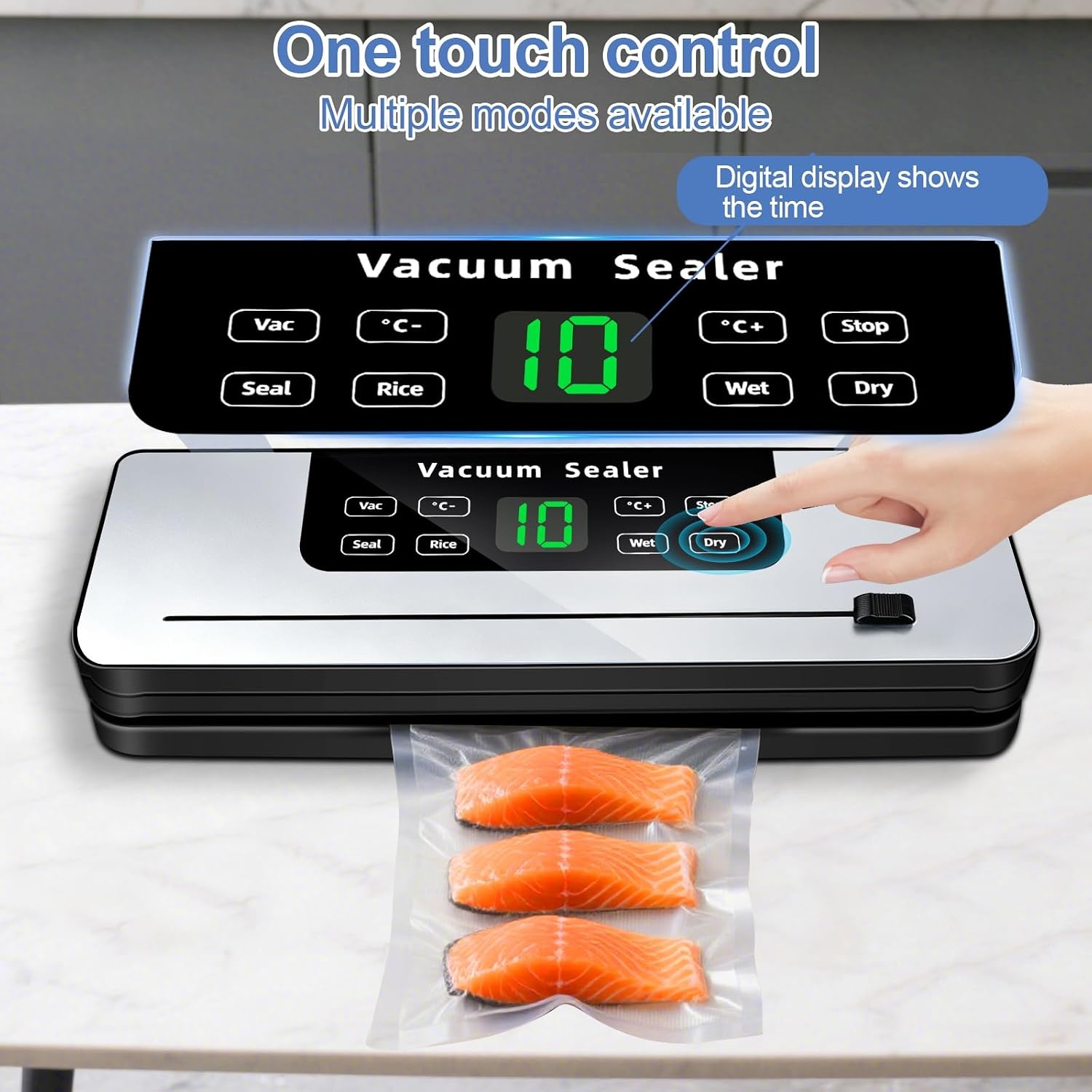 Automatische vacuümsealer voor voedsel
