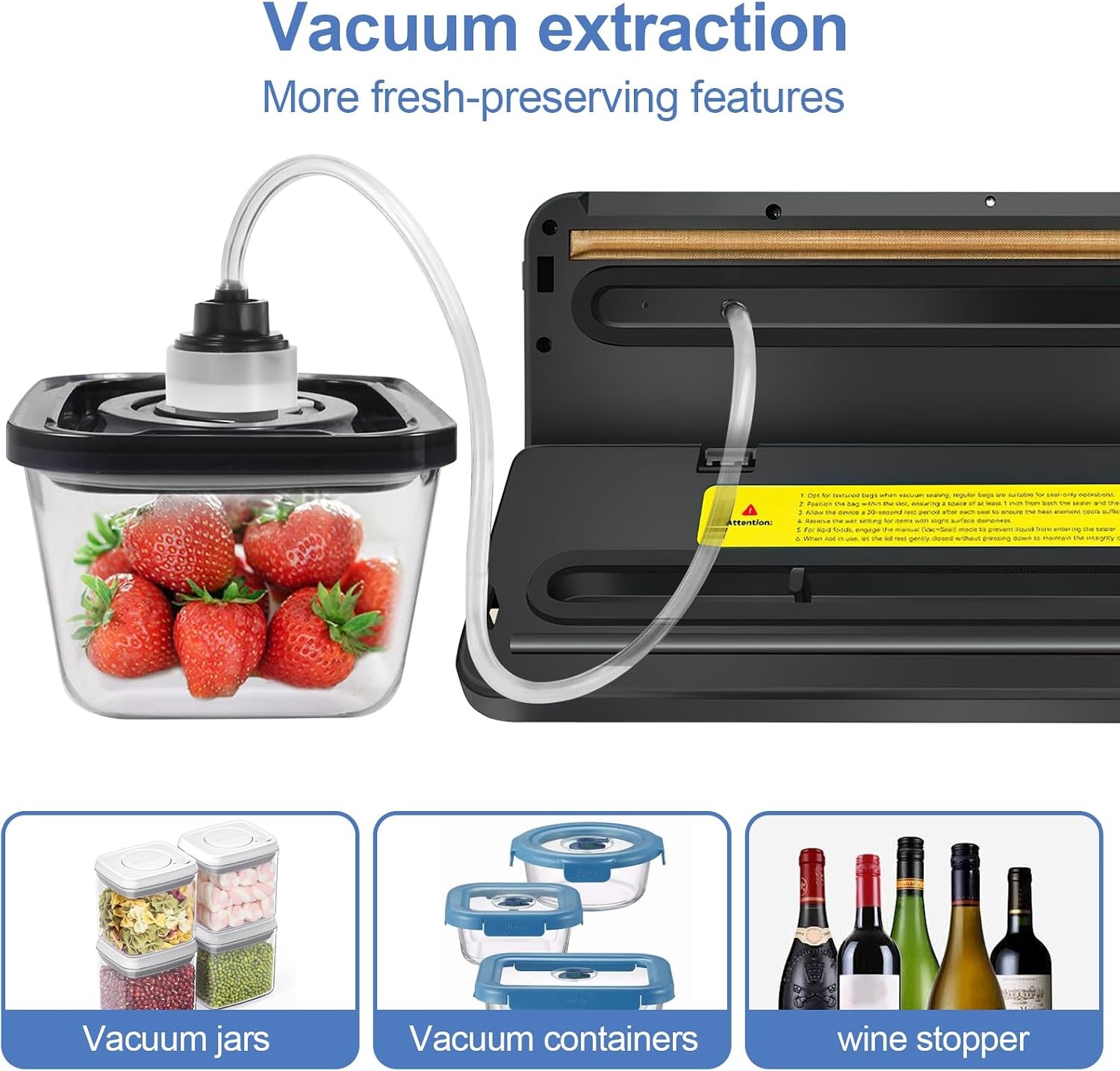 Automatische vacuümsealer voor voedsel