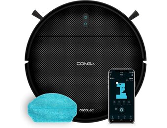 Cecotec Conga M10 X-Treme Robotstofzuiger - Zwart - 30 cm
