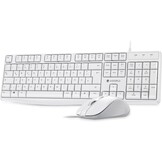 KOORUI Draadloos toetsenbord en muis, Duitse QWERTZ-lay-out, 12 functietoetsen, 2,4 GHz, stil toetsenbord voor Windows, MacOS, Linux, zwart