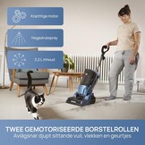 Vacmaster Tapijtreiniger met dubbele borstelrollen, krachtige 750 W-motor, groot reinigingsoppervlak, ideaal voor tapijten, trappen, bekleding en dierenharen, sneldrogend, 16 kpa