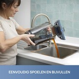 Vacmaster Tapijtreiniger met dubbele borstelrollen, krachtige 750 W-motor, groot reinigingsoppervlak, ideaal voor tapijten, trappen, bekleding en dierenharen, sneldrogend, 16 kpa