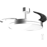 Cecotec EnergySilence Aero 2440 Plafondventilator met Licht en Intrekbare Bladen, 30W, Staal