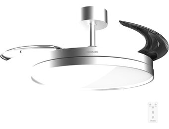 Cecotec EnergySilence Aero 2440 Plafondventilator met Licht en Intrekbare Bladen, 30W, Staal