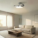 Cecotec EnergySilence Aero 2440 Plafondventilator met Licht en Intrekbare Bladen, 30W, Staal