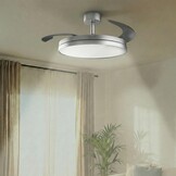 Cecotec EnergySilence Aero 2440 Plafondventilator met Licht en Intrekbare Bladen, 30W, Staal