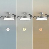Cecotec EnergySilence Aero 2440 Plafondventilator met Licht en Intrekbare Bladen, 30W, Staal