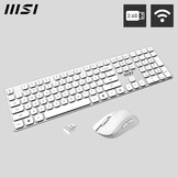 MSI FORGE K210 W Gaming Toetsenbord en Muis Combo - Wit - AZERTY