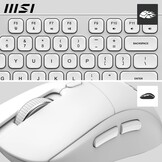 MSI FORGE K210 W Gaming Toetsenbord en Muis Combo - Wit - AZERTY