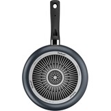Tefal C38806 Essential koekenpan van hard titanium 28 cm | Antiaanbaklaag met titaniumdeeltjes | Temperatuurindicator voor het thermische signaal | Vaatwasmachinebestendig | Gemaakt in Frankrijk | Zwart