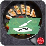Tefal C38806 Essential koekenpan van hard titanium 28 cm | Antiaanbaklaag met titaniumdeeltjes | Temperatuurindicator voor het thermische signaal | Vaatwasmachinebestendig | Gemaakt in Frankrijk | Zwart