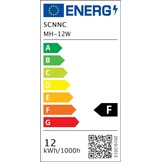 SCNNC E14 maïs LED-gloeilamp 12W, 220-240V, niet dimbaar, 1200LM koel wit 6000K, 10 0W gloeilampen equivalent, E14 LED maïs lamp kroonluchter, bureaulamp, wandlamp, Pack van 6