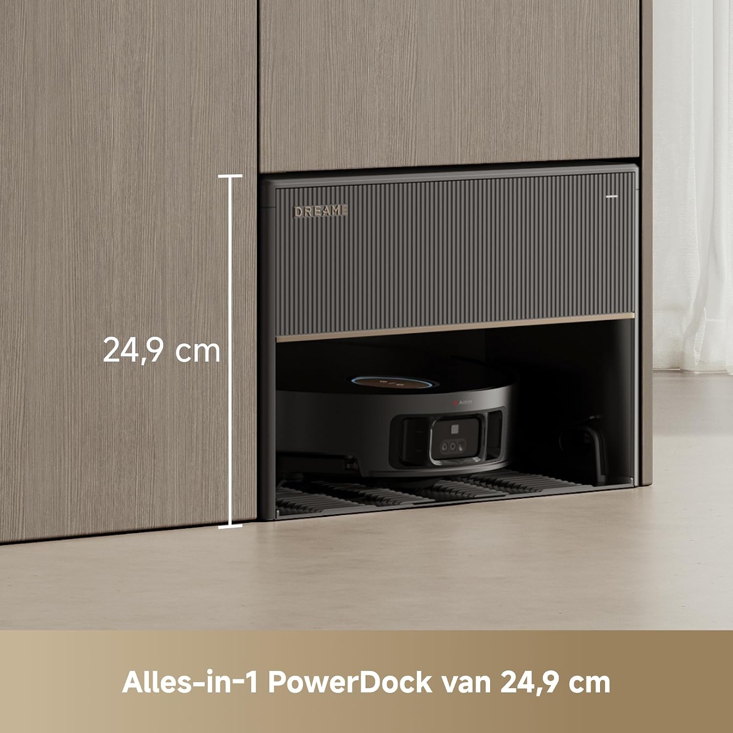 Dreame X50 Master Robotstofzuiger - Zwart - 24,9 cm basisstation