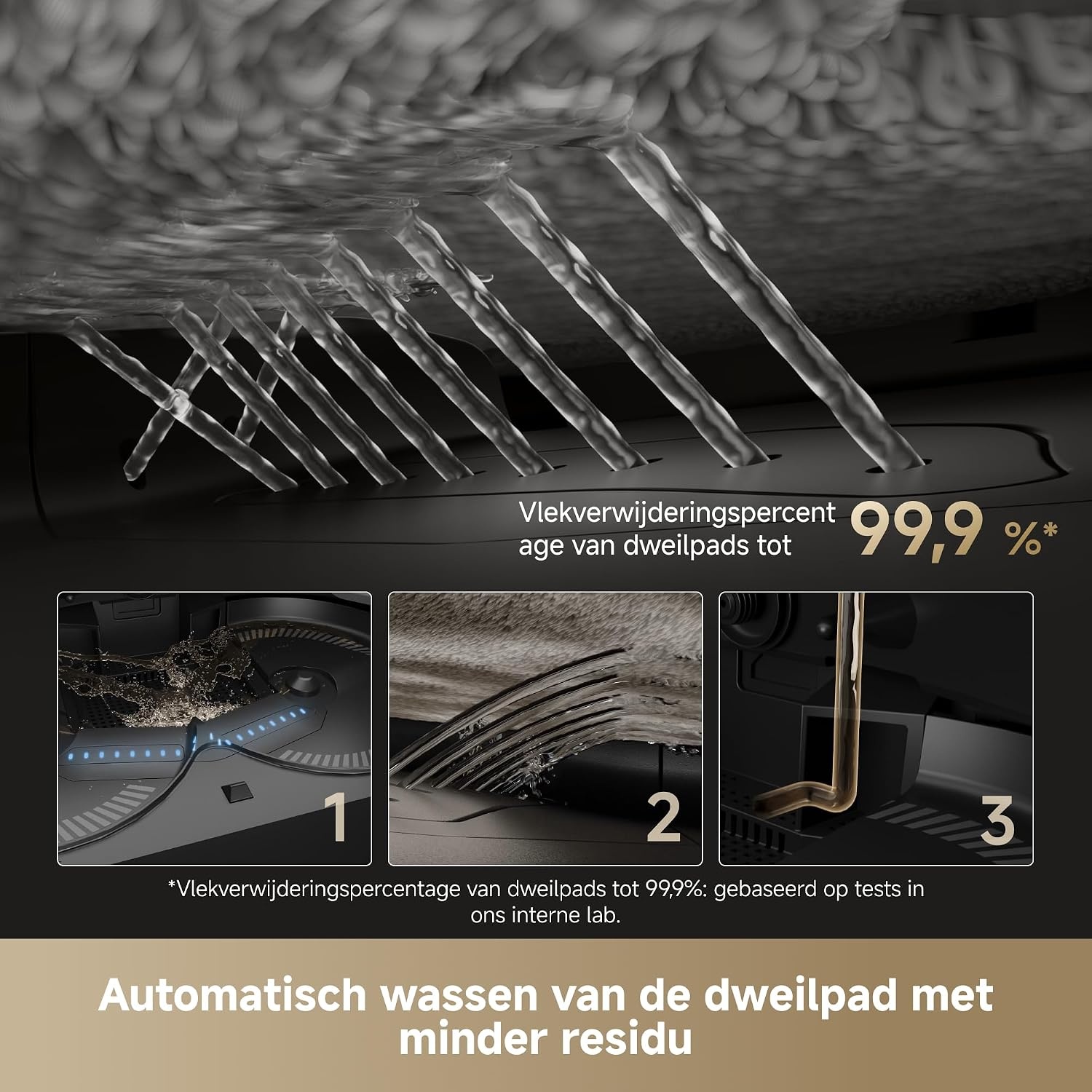 Dreame X50 Master Robotstofzuiger - Zwart - 24,9 cm basisstation