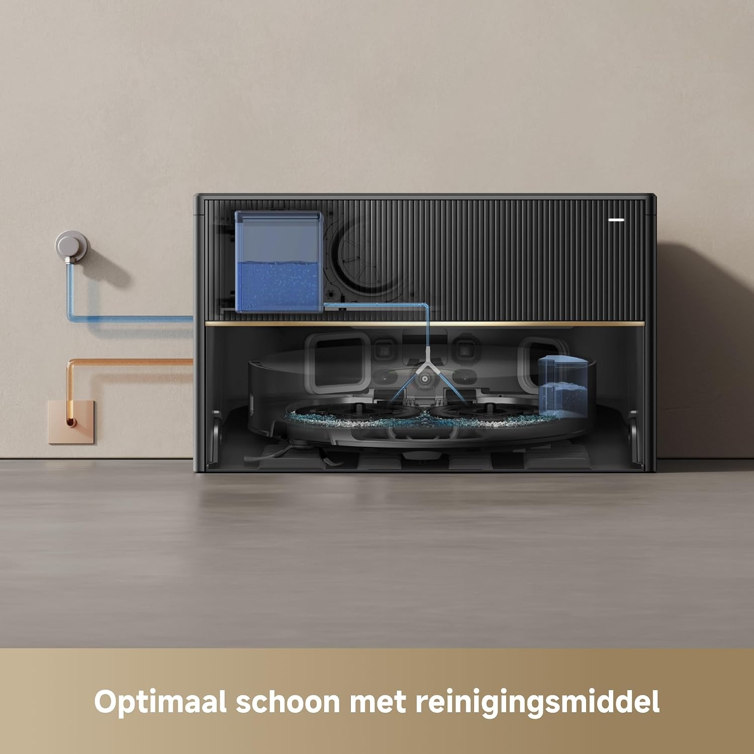 Dreame X50 Master Robotstofzuiger - Zwart - 24,9 cm basisstation
