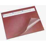 Läufer 44655 Durella DS Bureauonderlegger met transparante pad en kalender, antislip onderlegger, 52 x 65 cm, blauw