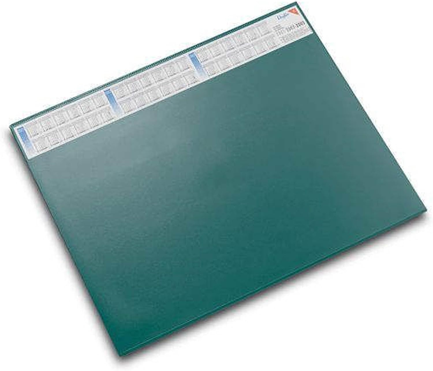 Läufer 44655 Durella DS Bureauonderlegger met transparante pad en kalender, antislip onderlegger, 52 x 65 cm, blauw