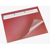 Läufer 44655 Durella DS Bureauonderlegger met transparante pad en kalender, antislip onderlegger, 52 x 65 cm, blauw