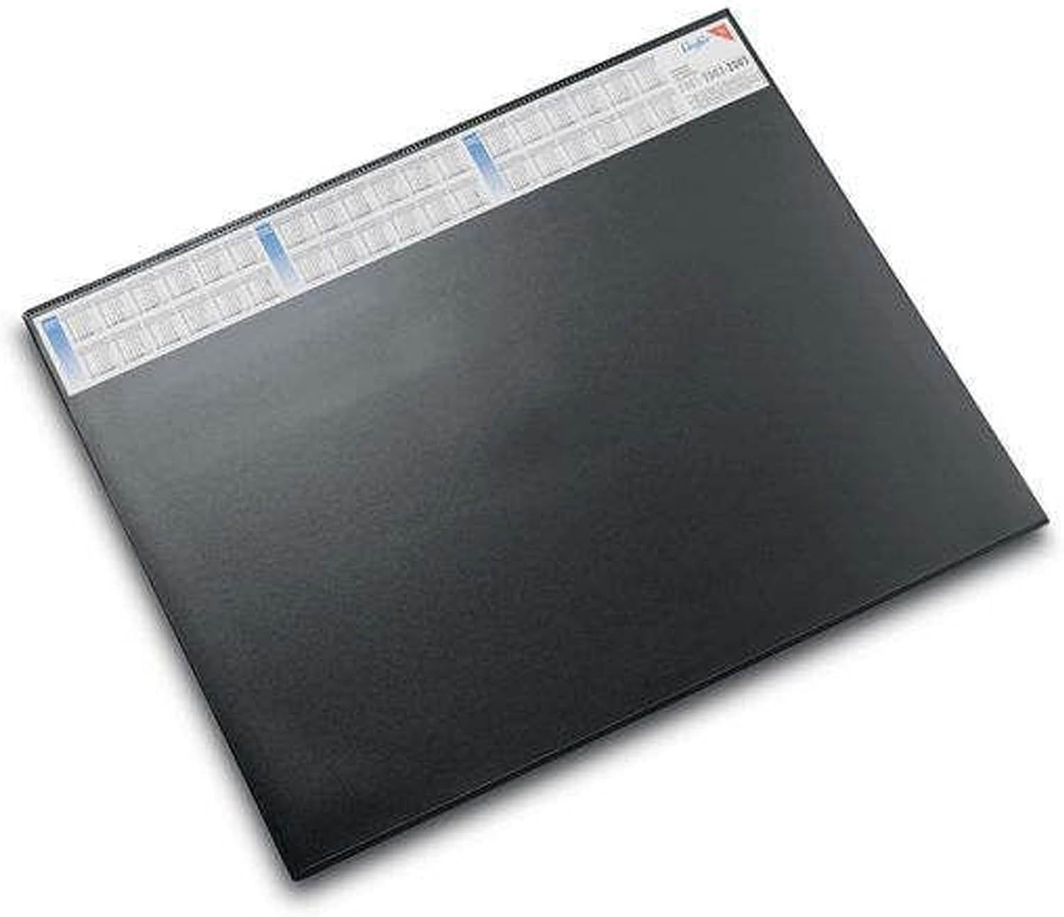 Läufer 44655 Durella DS Bureauonderlegger met transparante pad en kalender, antislip onderlegger, 52 x 65 cm, blauw