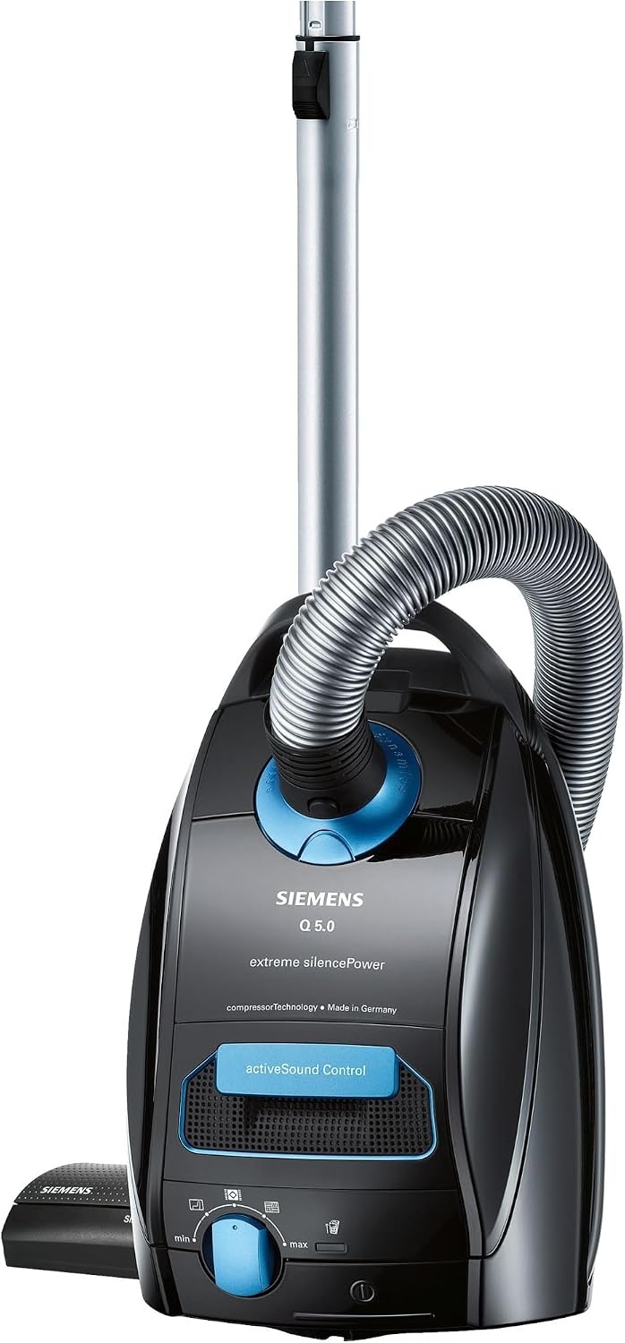 Siemens VSQ5X1230 Q5.0 Extreme Silence Power Stofzuiger - Zwart
