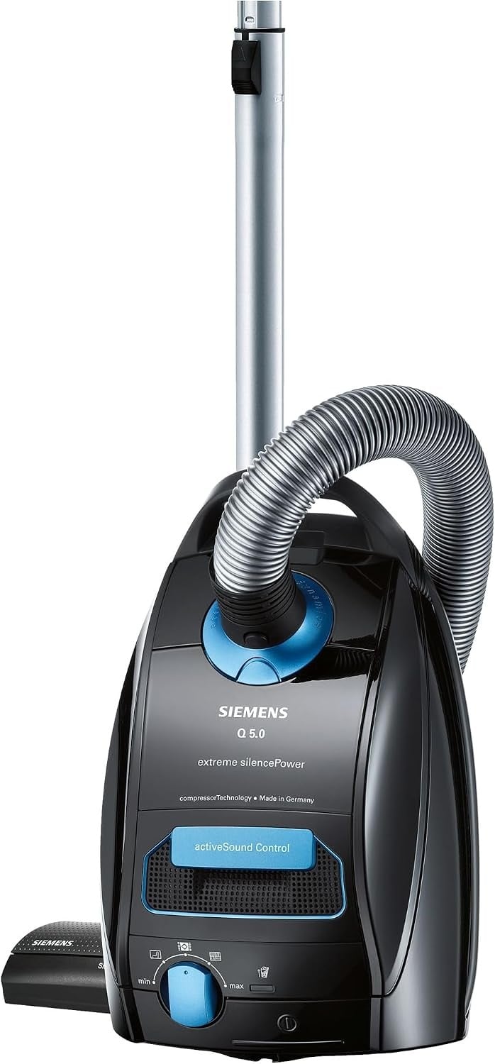 Siemens VSQ5X1230 Q5.0 Extreme Silence Power Stofzuiger - Zwart