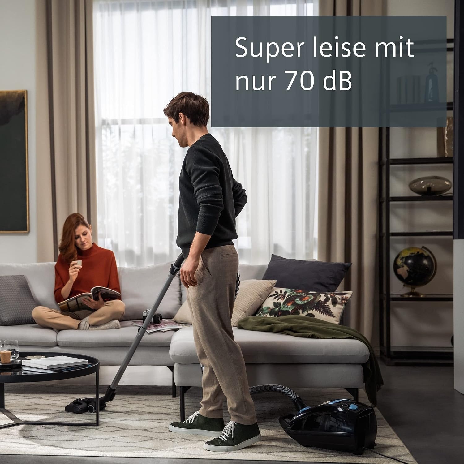 Siemens VSQ5X1230 Q5.0 Extreme Silence Power Stofzuiger - Zwart