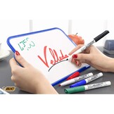 BIC Velleda droog afwasbaar whiteboard (dubbelzijdig, 44 x 55 cm) - Maat 44B x 55H cm