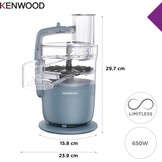 Kenwood MultiPro Go FDP22.130GY Keukenmachine - 1,3 Liter - 650W - Grijs