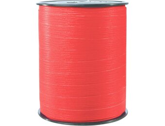 Clairefontaine Bolduc Cadeaulint - 250 meter x 10 mm - Mat Rood