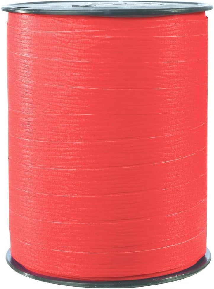 Clairefontaine Bolduc Cadeaulint - 250 meter x 10 mm - Mat Rood