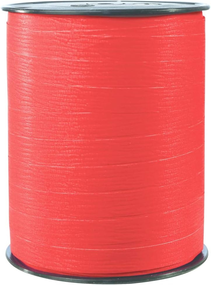 Clairefontaine Bolduc Cadeaulint - 250 meter x 10 mm - Mat Rood