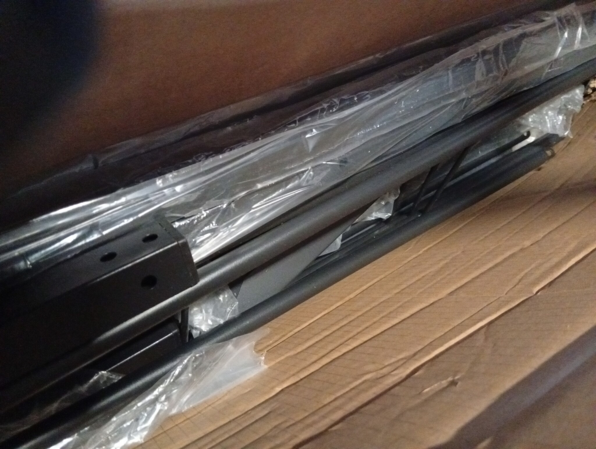 vidaXL Bedframe zonder matras metaal gerookt eikenkleurig 160x200 cm