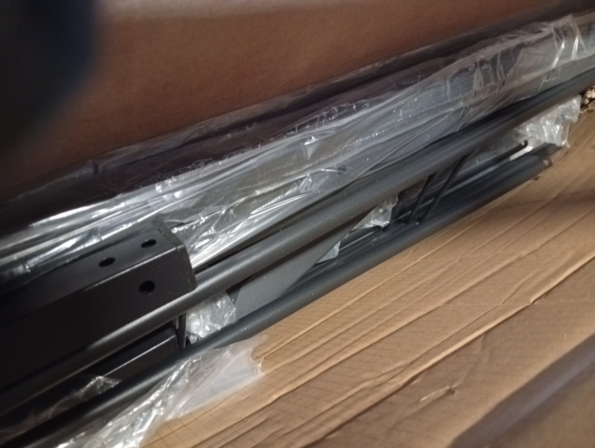 vidaXL Bedframe zonder matras metaal gerookt eikenkleurig 160x200 cm