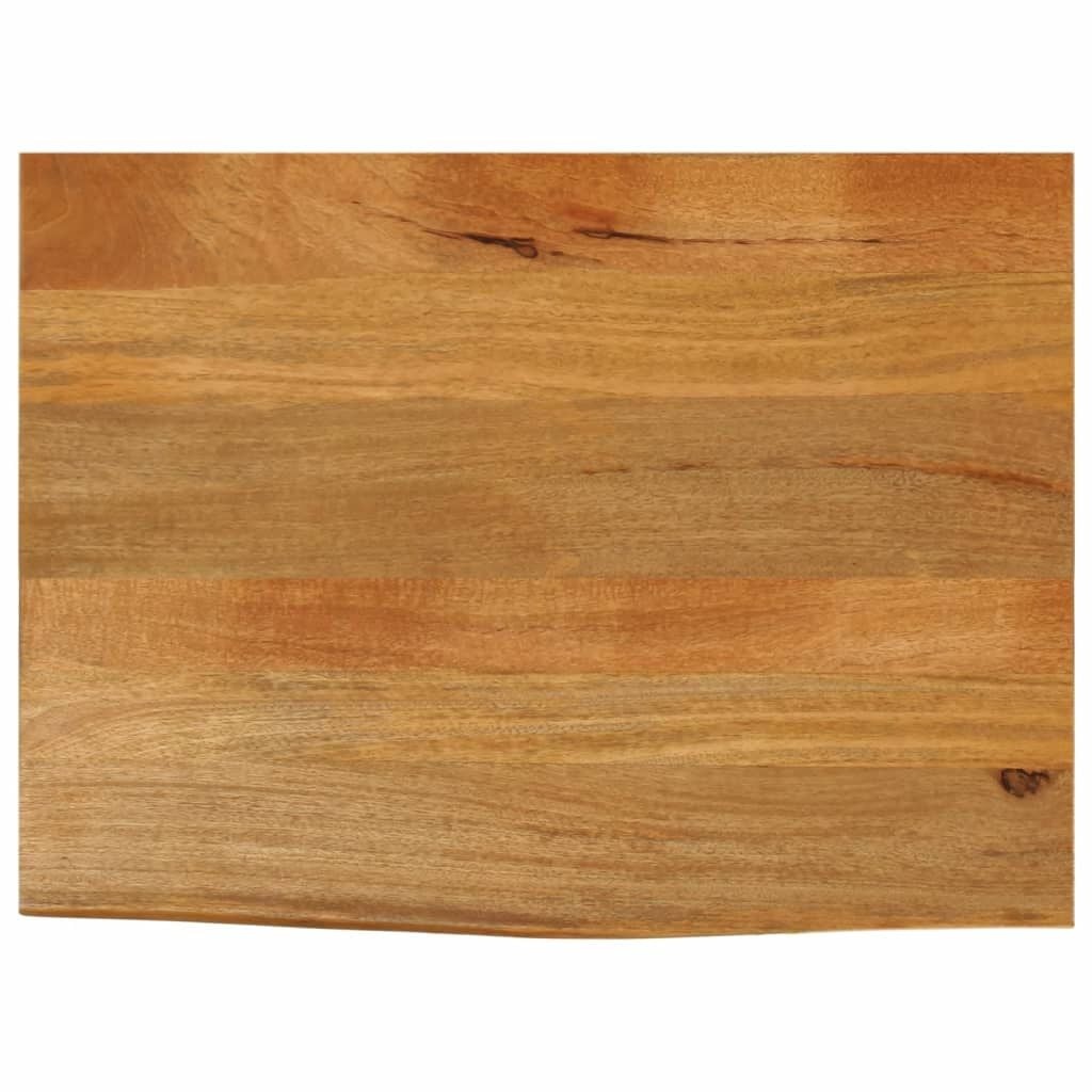 Mangohouten Tafelblad met Natuurlijke Rand 80x60 cm - 53% Korting