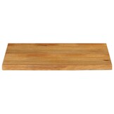 vidaXL Tafelblad met natuurlijke rand 80x60x2,5 cm massief mangohout