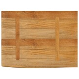 vidaXL Tafelblad met natuurlijke rand 80x60x2,5 cm massief mangohout