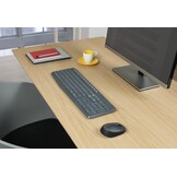Logitech MK235 Draadloos Toetsenbord- en Muiscombinatie voor Windows, 2,4 GHz Wireless Unifying USB-Ontvanger, 15 FN-Toetsen, Lange Batterijduur, PC, Laptop, Frans AZERTY indeling - Grijs
