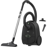 AEG AB61C1 Stofzuiger met Zak, Krachtige 850W Motor, 12m Actieradius, Stil Geluid van 73 dB, Granite Grey