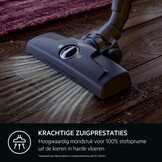 AEG AB61C1 Stofzuiger met Zak, Krachtige 850W Motor, 12m Actieradius, Stil Geluid van 73 dB, Granite Grey